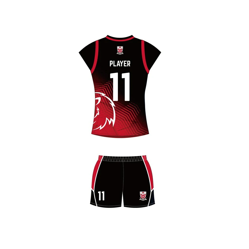 Y10-Y13排球球衣 - 客场 DCB Lions  套装